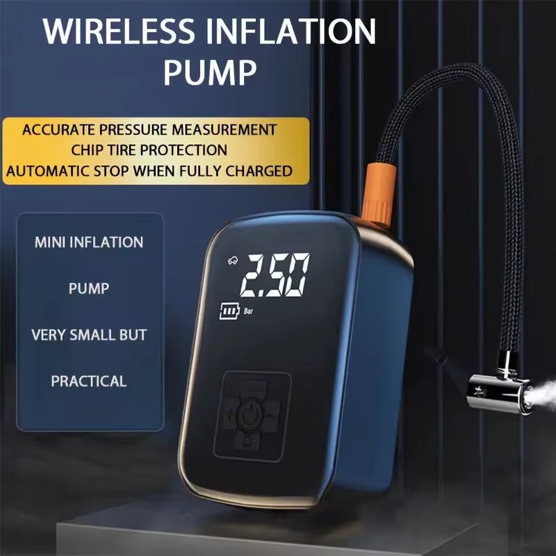 1Pc  Electric Wireless Air Pump Tire Inflator Pump for Motorcycle Bicycle Boat AUTO Tyre Balls Inflatable